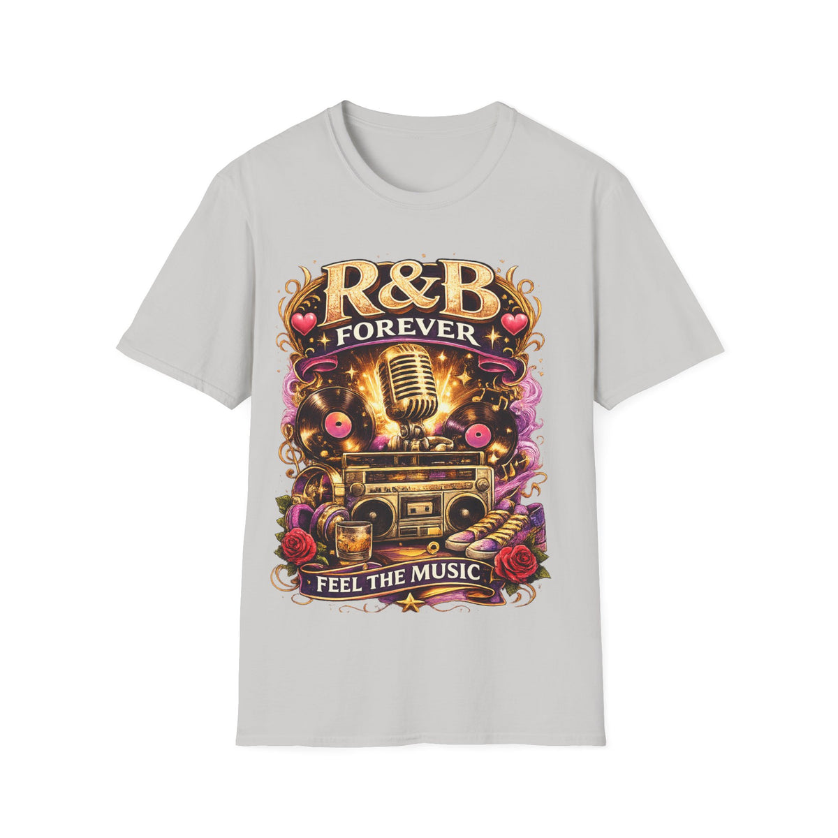 R&B Forever T-Shirt | Retro Music Graphic Tee | Vintage Soul & Rhythm Shirt