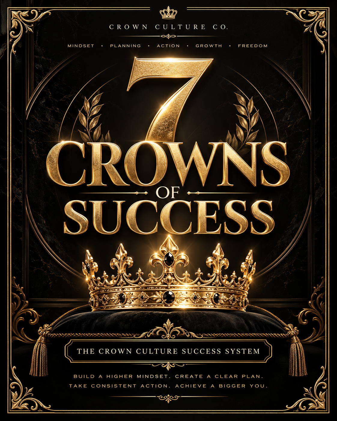 The Crown Culture Success System™: 7 Crowns of Success — Personal Growth & Success Workbook