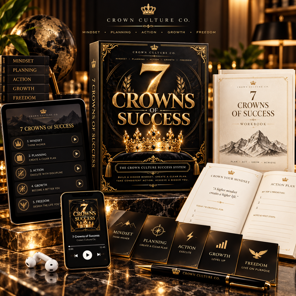 The Crown Culture Success System™: 7 Crowns of Success — Personal Growth & Success Workbook
