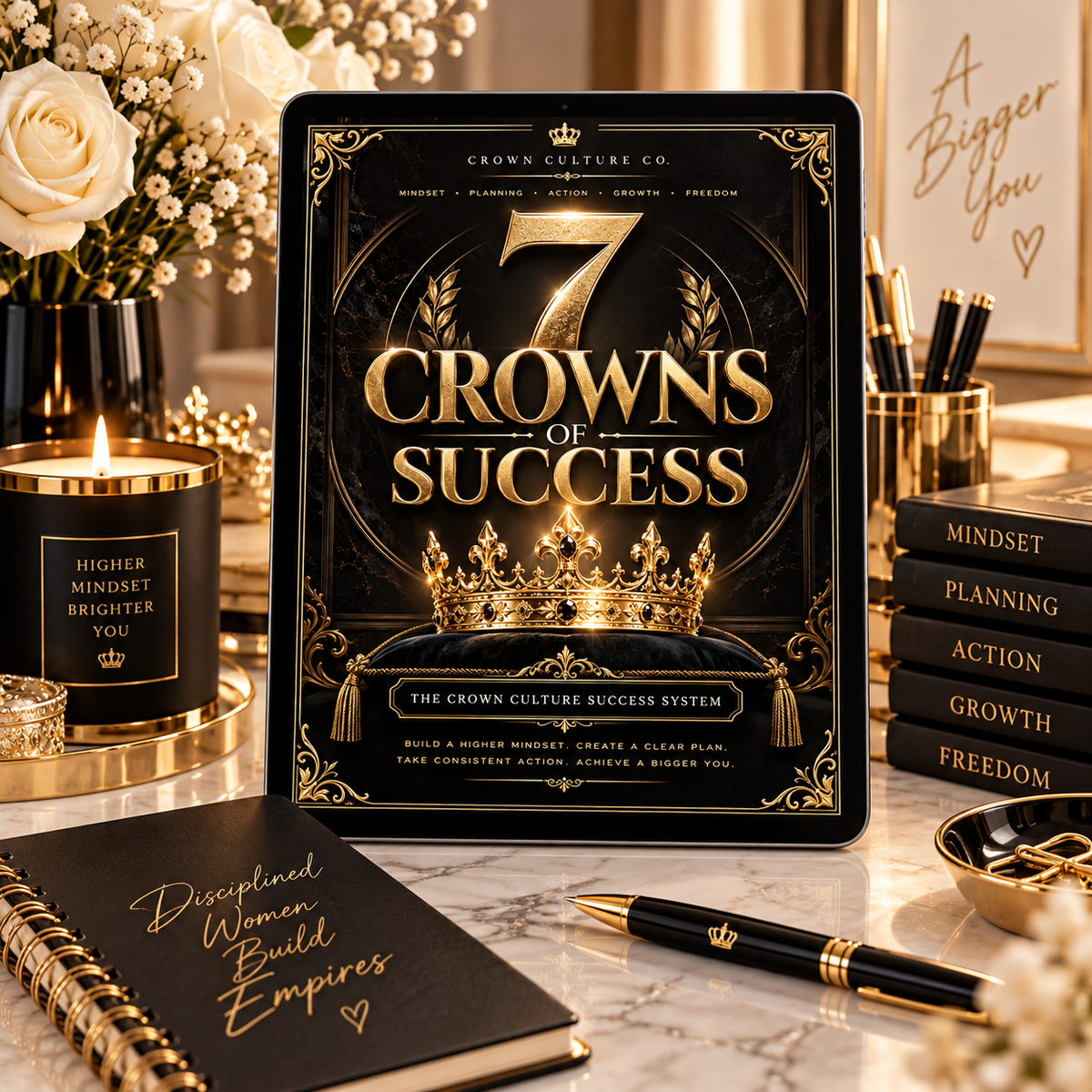 The Crown Culture Success System™: 7 Crowns of Success — Personal Growth & Success Workbook